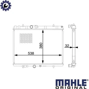 RADIATOR ENGINE COOLING CR 1597 000S FOR CITROËN C5/II/Van/Break RHR 2.0L 4cyl - Picture 1 of 16