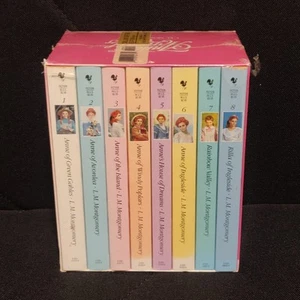 Anne of Green Gables 8 Book Complete Series Paperback Sealed Box Set Montgomery - Picture 1 of 5