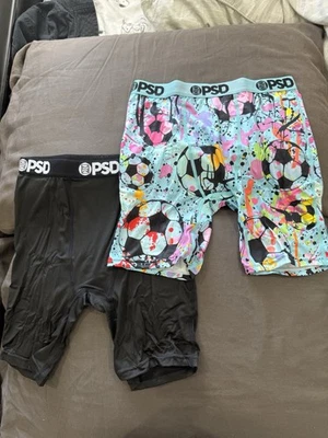 PSD Youth 2-Pack Soccer Ball & Black Boxer Briefs Waist Size 26-28 X-Large - Image 1 of 4