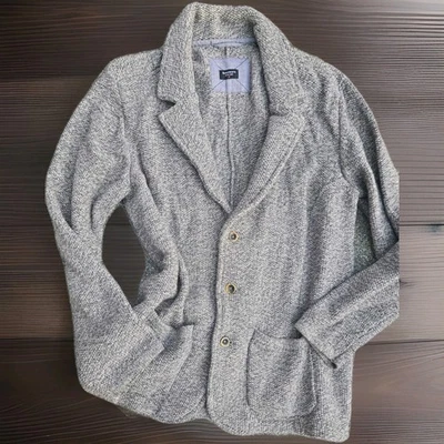 Benvenuto Black Label Sakko, Größe XL, Wollmischung GRAU STRICK NEU - Bild 1 von 4
