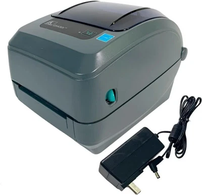 Zebra GX430T Barcode Thermal Transfer Label Printer - 300 dpi, (GX43-102410-000) - Image 1 of 4