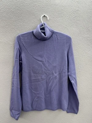 Suéter Sutton Studio para mujer talla grande glicinia púrpura cuello alto cachemir nuevo con etiquetas Foto 1 de 4
