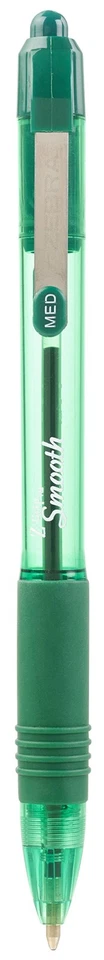 Зеленые шариковые ручки Zebra Pen Z Grip, гладкие и удобные шариковые ручки с  - Изображение 1 из 1