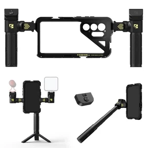 Genius Rig Cage for Samsung S25 Ultra – Tool-Free Setup, Tripod and Monopod H... - Picture 1 of 8