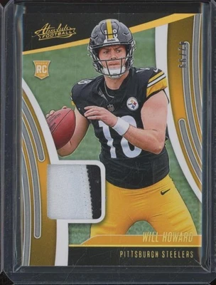 2025 Panini Absolute WILL HOWARD RC Rookie Jersey Patch Gold /99 JA353 - Image 1 of 2