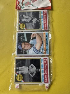 1976 Topps BB Holiday 12 Card Rack George Brett (2nd Card) Walter Johnson EX+ - Bild 1 von 5