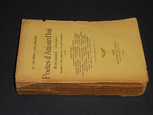 Ad. Van Bever & Paul Leautaud POETES D'AUJOURD'HUI 1929 Mercure De France - Picture 1 of 1