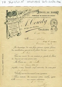 Dépt 45 Orléans 35 Rue des Murlins - Belle Entête 1903 - Picture 1 of 1