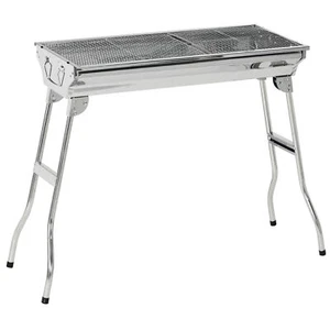 BBQ Grill Charcoal Barbecue Folding BBQ Cooker Camping Outdoor Yard Stove Grill - Picture 1 of 12
