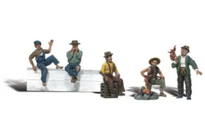 Woodland Scenics ~ HO Scale People ~ Hobos ~ A1860 - Picture 1 of 2