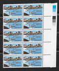 C-115 Transpacific Airmail 44¢ plate block circa 1985 - 10 stamps United States