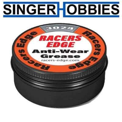 RACERS EDGE RCE3024 Anti-Wear Grease (8ml) in Black Aluminum Tin Screw On HRP - Image 1 of 2