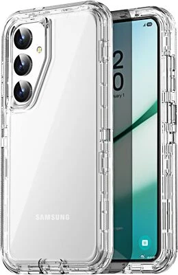 For Samsung Galaxy S25 Case Defender  Shockproof  Hybrid  Armor  Cover+Belt Clip - Image 1 of 4