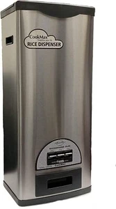 Distributore di riso in acciaio inox da 50 libbre - Foto 1 di 7