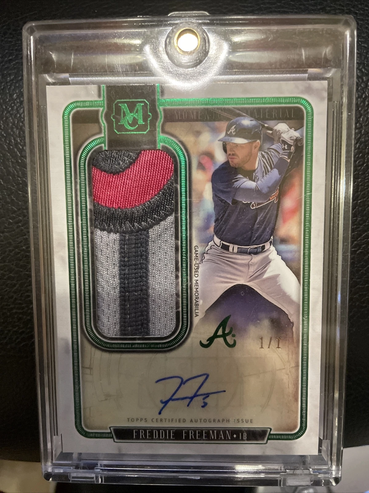 Freddie Freeman 1/1 Jumbo Patch Auto 2018 Museum Collection