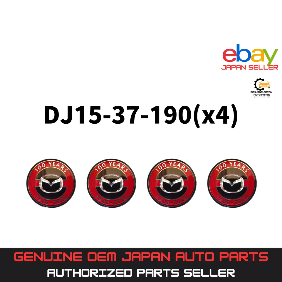 Mazda MX-5 MIATA Genuine100th Anniversary Wheel Center Cap 4 Set JDM OEM Foto 1 de 1