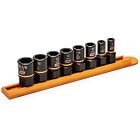 GEARWRENCH 8 Pc. 1/4" & 3/8" Drive Bolt Biter� Impact Extraction Socket Set -