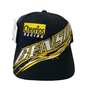 Vtg NWT Johnny Benson #26 Cherrios NASCAR Racing Baseball Snapback Hat Cap - Picture 1 of 11