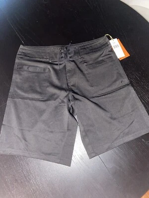 LEILANI Black Surf City Short SZ 8 NEW Swim Shorts Unisex Men’s Women’s - Image 1 of 4