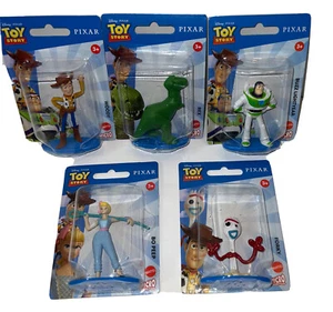 Toy Story Disney Figures Micro Set Of 5  Buzz Woody Forky Bo Peep Rex - Picture 1 of 7