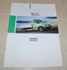 Camión Iveco Turbo 1999 chasis diario cabina folleto folleto EN - Imagen 1 de 9