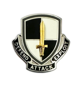 Cresta de regimiento cibernético del ejército de los Estados Unidos (cada uno) - Imagen 1 de 1