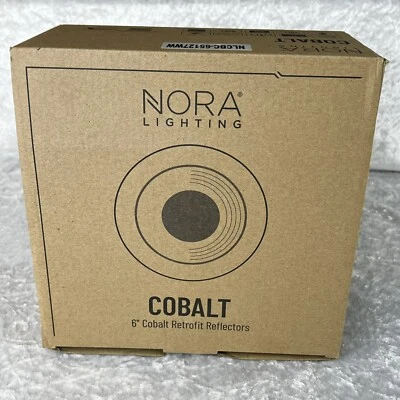 Nora Lighting 6" Cobalt Recessed LED Retrofit, NLCBC- 65127WW - New Open Box - Image 1 of 4