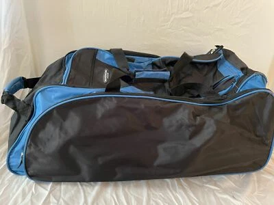 $150 Travelers Club Adventure 30" Xpedition Multi-Pocket Rolling Duffel Black - Image 1 of 4