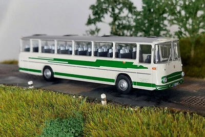 Brekina MCZ 03-371 Fleischer S5 Omnibus beige/grün Schieck Reisen 1:87 NEU - Bild 1 von 4