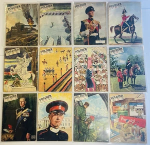 SOLDIER British Army Magazine – Full Year 1955 (12 Issues) Vintage VG Condition - Foto 1 di 15