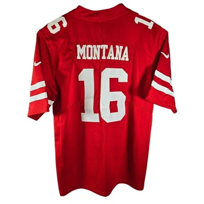 Футболка вышитая Nike NFL San Francisco 49ers Joe Montana No16 красная размер XL - Изображение 1 из 4