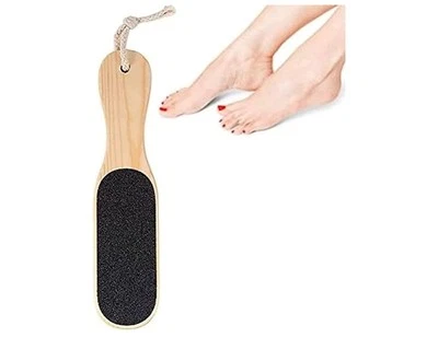 Foot File Hard Skin Remover Feet Scraper Callus Dry Heel Rasp Pedicure Wooden - Image 1 of 4