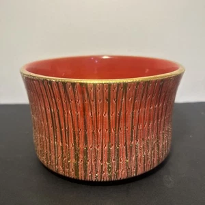 1960 Aldo Londi - Cuenco - Firmado Numerado Era Bitossi Naranja Oro Italia 95/670 - Imagen 1 de 6