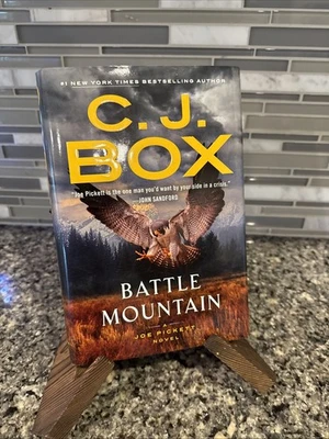 Battle Mountain by C.J. Box HCDJ First Printing Joe Pickett Novel Book Thriller - Image 1 of 4