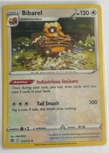 Bibarel Rare Holo Sword & Shield Brilliant Stars 121/172 Near Mint - Picture 1 of 1