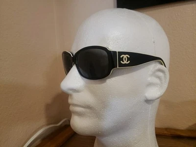 Chanel 5144 C. 1139/3C Gafas de Sol Negro MARCOS SOLO 59 17 130 2N Hecho en Italia  Foto 1 de 4