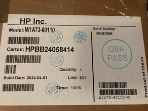 NUEVO GENUINO HP W1A73-60110 Escáner Integrado Conjunto ADF (M479) - (dúplex) M479DW - Imagen 1 de 3