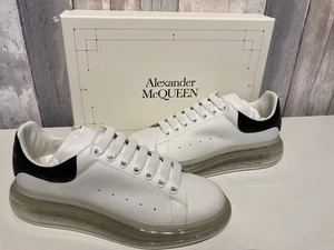 Alexander Mcqueen White Oversized Clear Sole Trainers Size 9 NEW RRP £540 - Picture 1 of 15