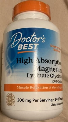 Doctor's Best Magnesio de Alta Absorción 100% Quelado con Minerales de Albión, 100 Foto 1 de 3