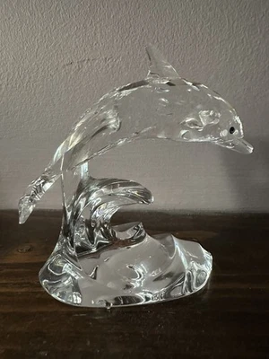 Swarovski Crystal  Dolphin On a Wave 190365 - Image 1 of 4