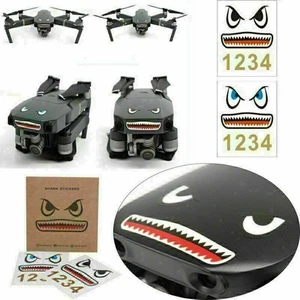 For DJI Mavic Pro/AIR/Spark Drone Decoration Carbon Fiber Decal Skin Stickers x2 - Picture 1 of 12