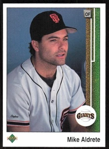 1989 Upper Deck #239 Mike Aldrete   - FREE SHIPPING - Picture 1 of 2