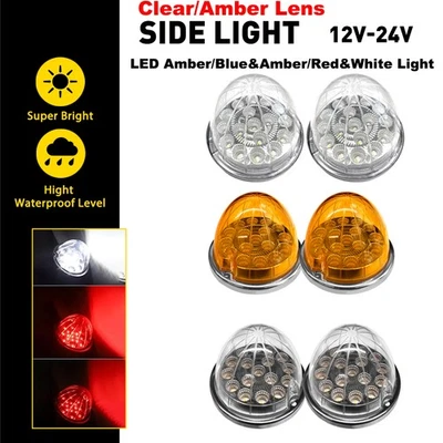 2X Luces LED Sandía Marcador Lateral Liquidación Freno Señal de Giro Camión Remolque Foto 1 de 4