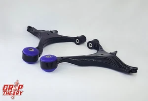 Honda Integra DC5 Front Lower Control Arms Powerflex Caster Bushes inc Type R /S - Picture 1 of 10