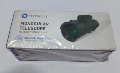 Starscope Monocular Telescope 10x Adjustable Magnification New/Sealed - Image 1 of 4
