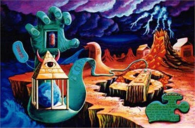 Pôster The Practical Deception luz negra não flocada 34,5" x 22,5" - Laminado - Imagem 1 de 4