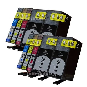 Cartucho de tinta 934XL 935XL compacto 10 piezas para HP Officejet 6812 6830 6815 6835 - Imagen 1 de 5