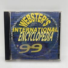 Webster International Encyclopedia Windows PC CD-ROM