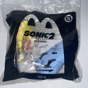 2022 McDonald's Happy Meal Toy Sonic 2 Toy #8 Super Sonic RARE