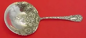 Chrysanthemum by Durgin Sterling Silver Nut Spoon Fancy 5 1/4" Serving - Picture 1 of 2